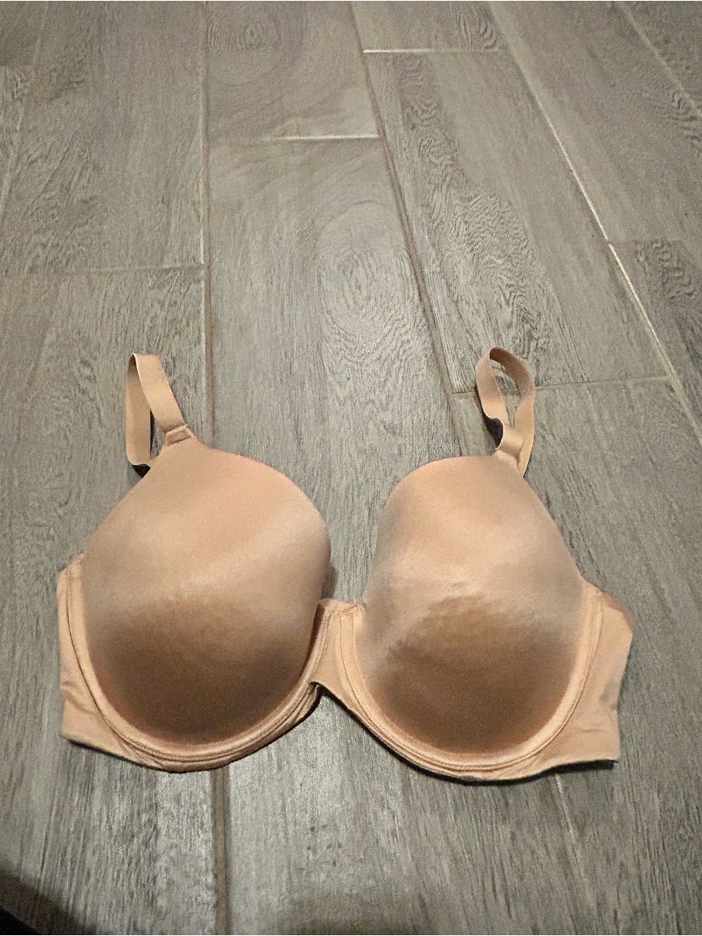 Auden The Icon Target Nude T-Shirt Bra - Light Beige - size 34DD